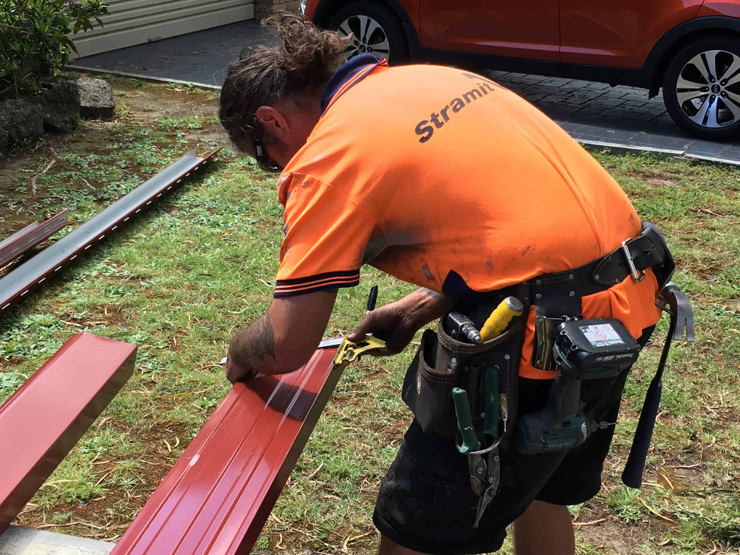 guttering Mordialloc, cutting up guttering to size