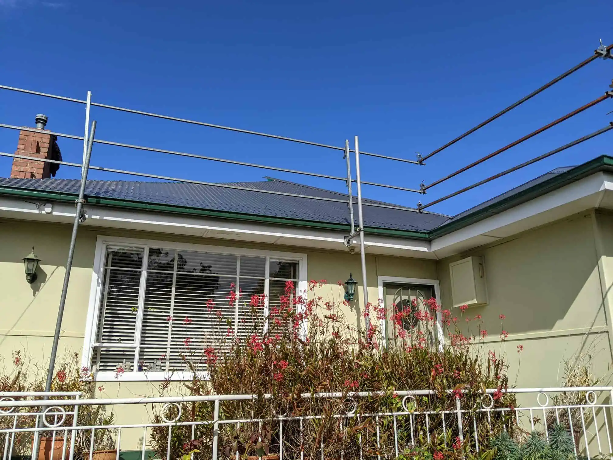 roofing services rowville, halfway through a roof replacement